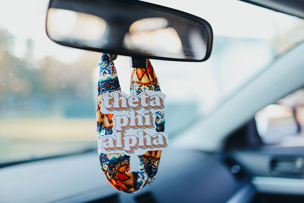 Theta Phi Alpha Retro Air Freshener