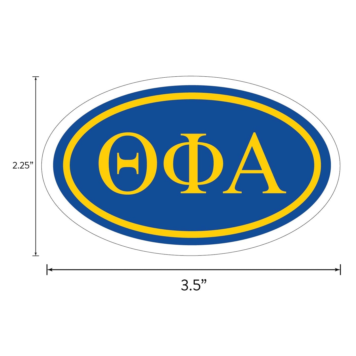 Theta Phi Alpha Sorority Brand Focus Sticker Sheet