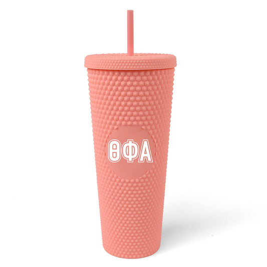 Theta Phi Alpha Studded Tumbler