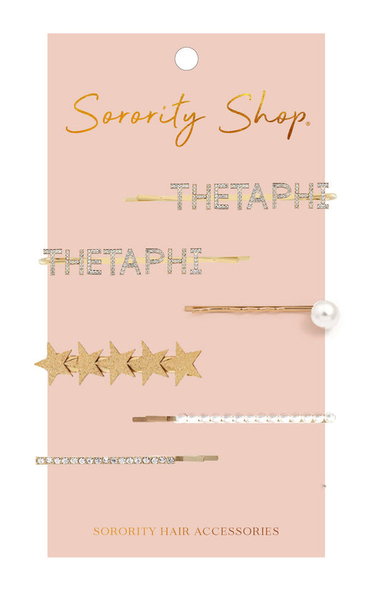 Theta Phi Alpha Sorority Hair Clips