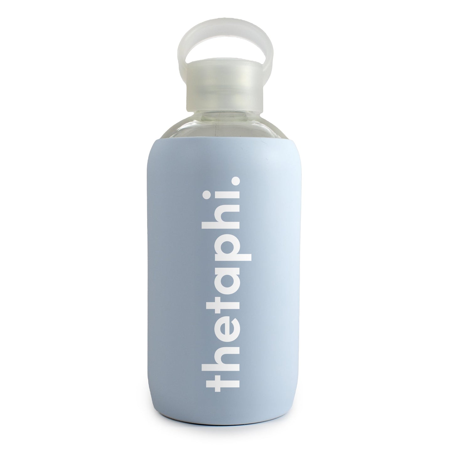 Theta Phi Alpha Glass Water Bottle with Silicone Sleeve
