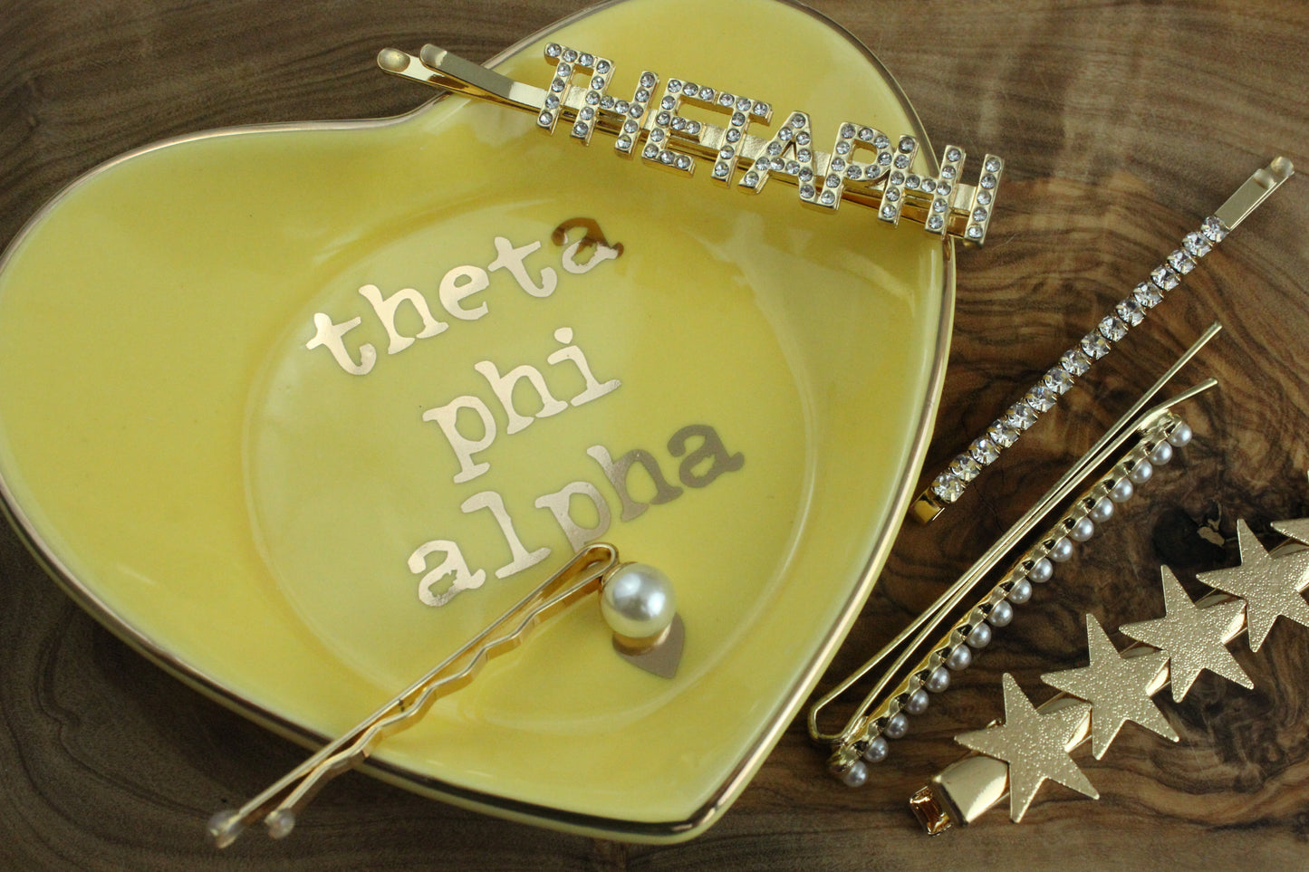 Theta Phi Alpha Sorority Hair Clips