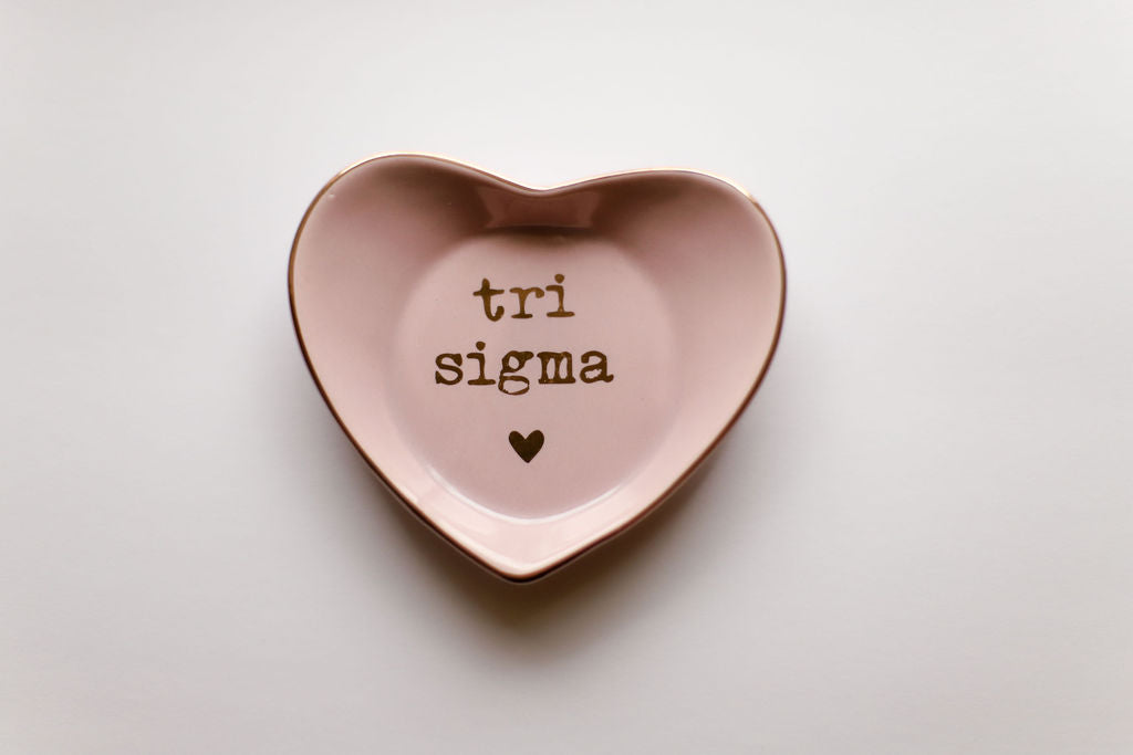 Sigma Sigma Sigma Ceramic Ring Dish - Virginia Book Company