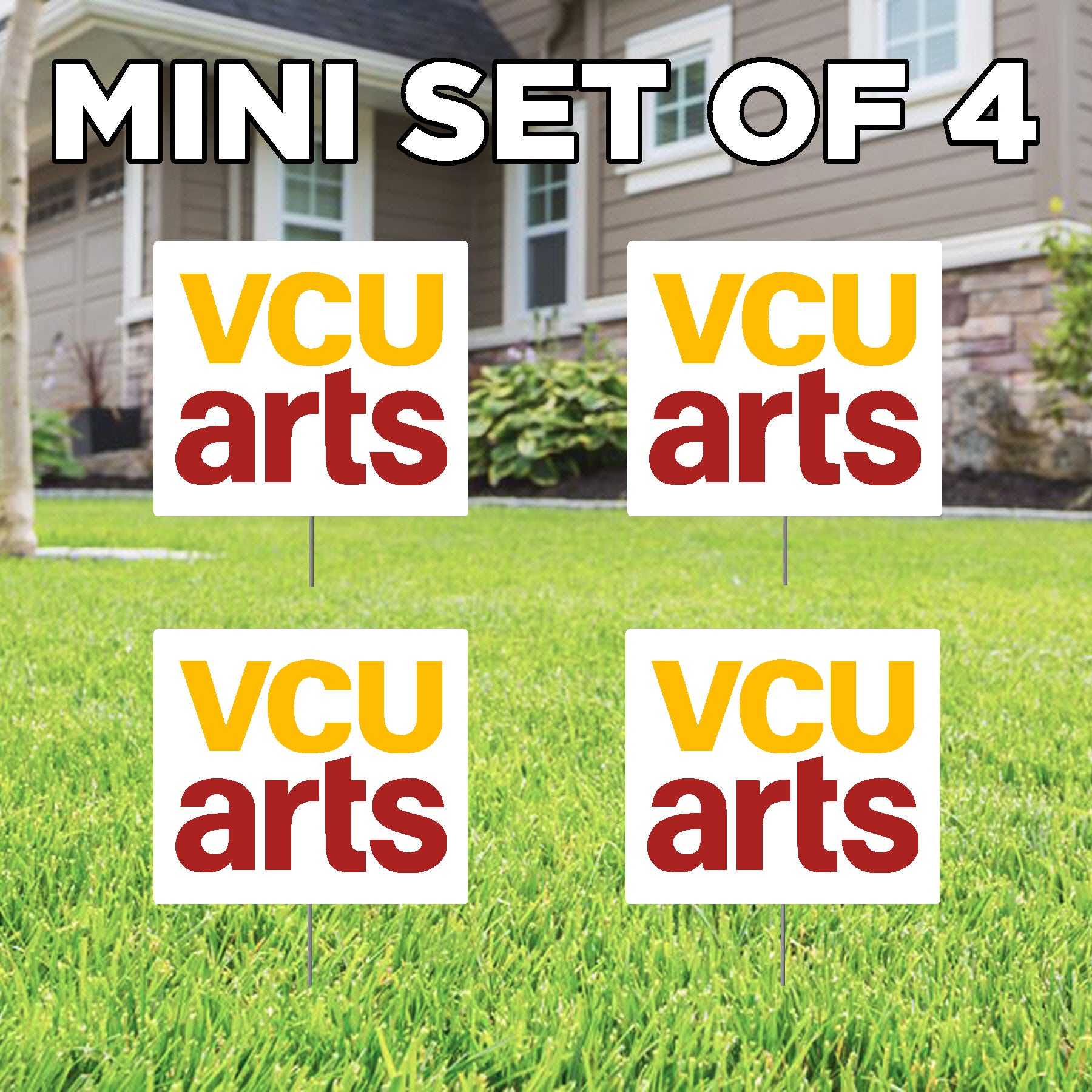 VCUarts Mini Lawn Signs- online only – VBC | Virginia Book Company