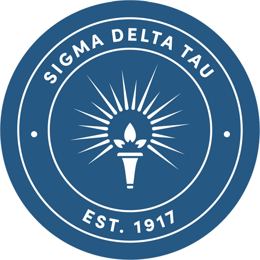 Sigma Delta Tau Sorority Car Decal Sticker- Full Color Circle Logo
