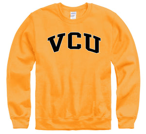 VCU Gold Bold Arch Crew Sweatshirt - Virginia Book Company