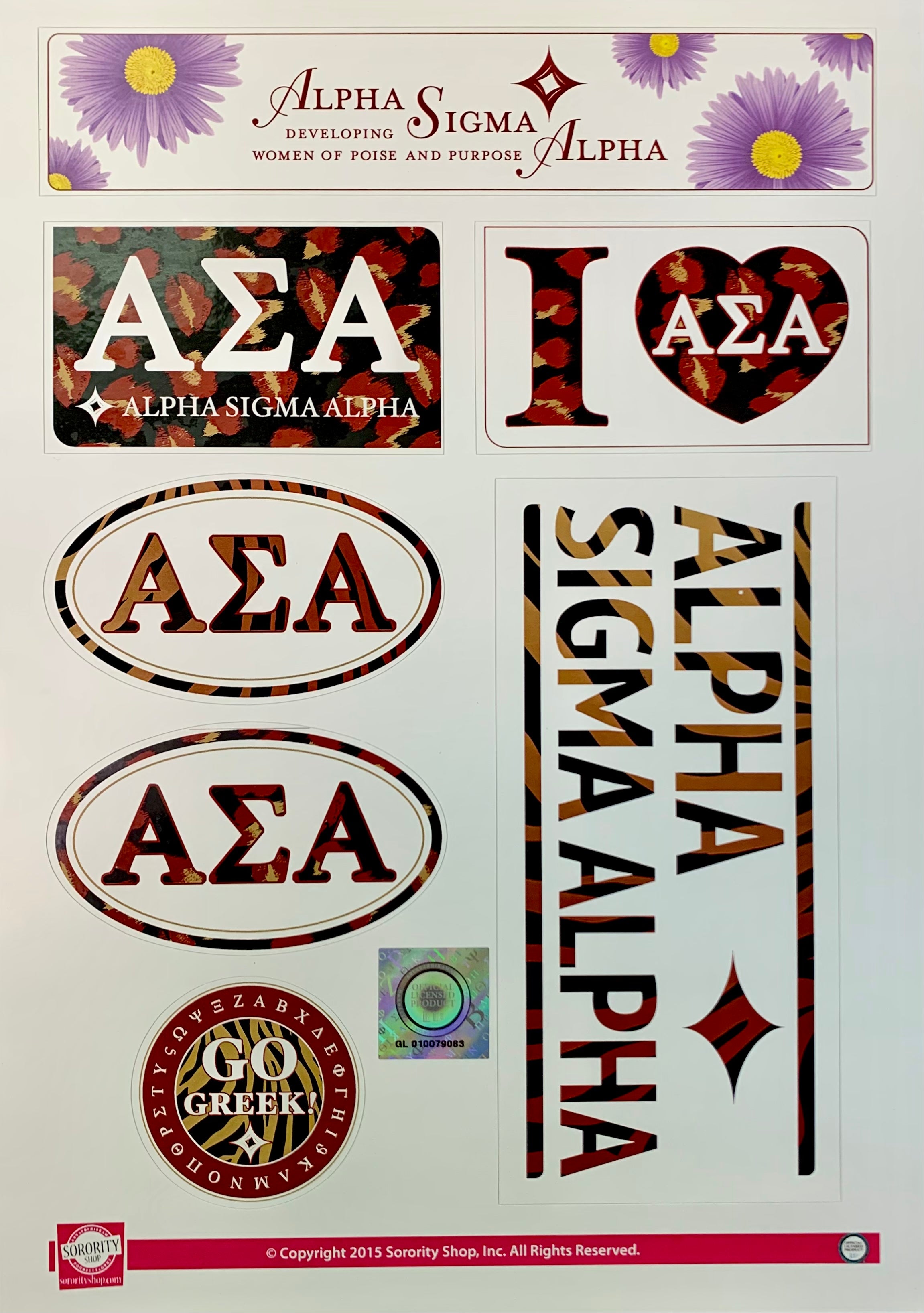 Apha Sticker Alpha Sigma Alpha Sticker Sheet – VBC | Virginia Book Company