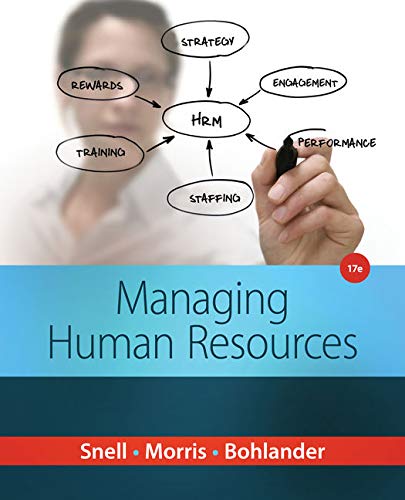 MANAGING HUMAN RESOURCES (17th) - Virginia Book Company