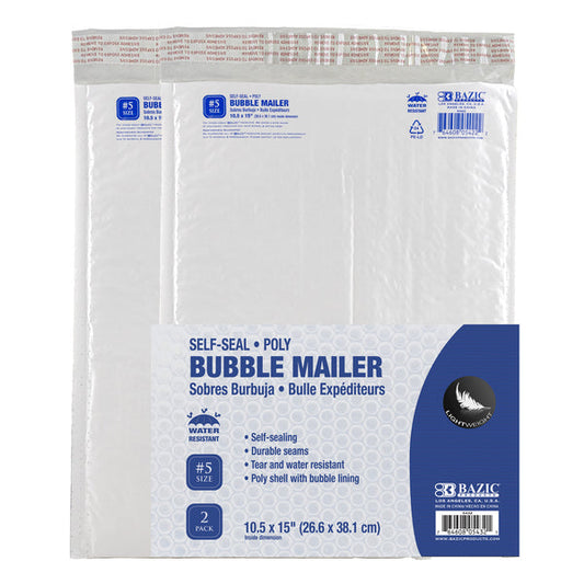 #5 Bubble Mailer- 2 pack - Virginia Book Company