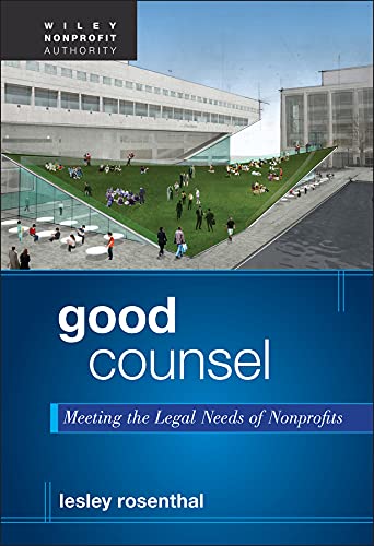 GOOD COUNSEL: MEETING LEGAL NEEDS OF NONPROFITS - Virginia Book Company
