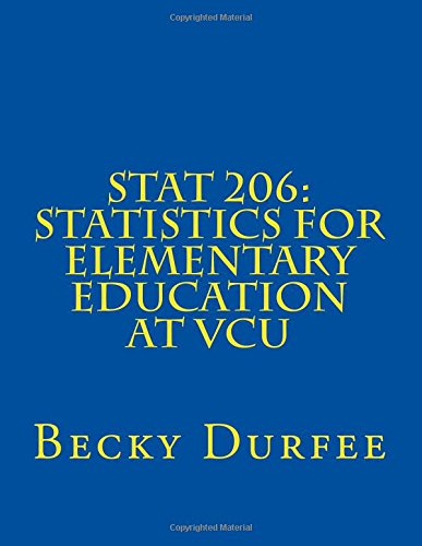 STAT 206: STATISTICS FOR ELEMENTARY EDUCATION - Virginia Book Company