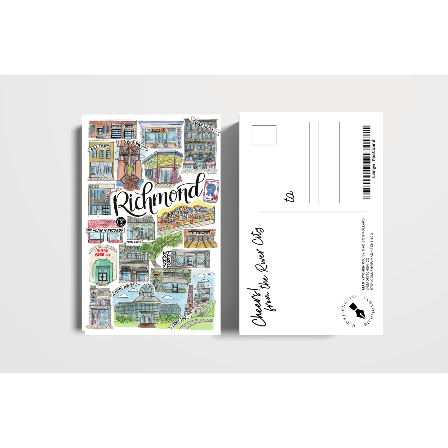 Richmond Classics Postcard- 5.5" x 8.5" - Virginia Book Company