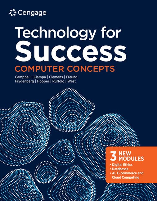 TECHNOLOGY FOR SUCCESS: COMPUTER CONCEPTS (LL) - Virginia Book Company
