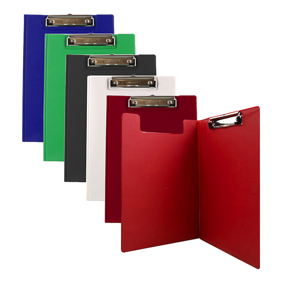 BAZIC A4 Size PVC Clip Folder w/ Low Profile Clip - Virginia Book Company