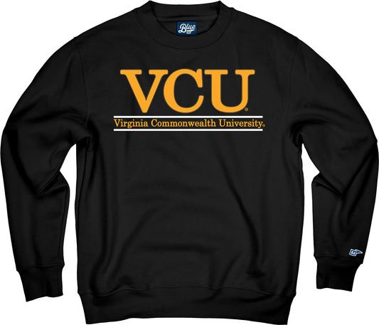 VCU Bar Design Crew Sweatshirt - Virginia Book Company