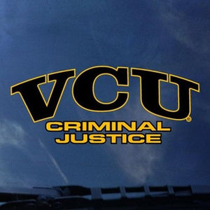 VCU Criminal Justice Decal - Virginia Book Company