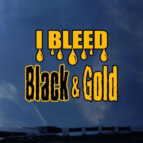 I Bleed Black And Gold VCU Decal - Virginia Book Company