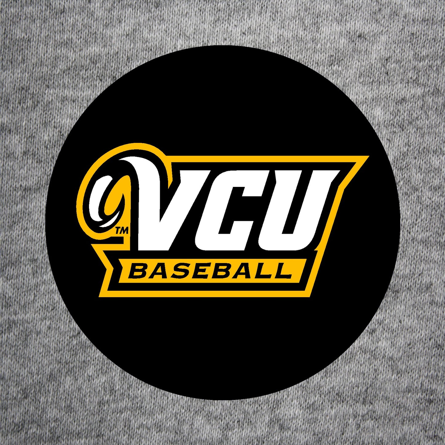 VCU Baseball Button - Virginia Book Company