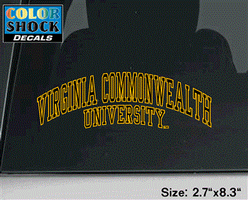 Virginia Commonwealth University Decal - Virginia Book Company