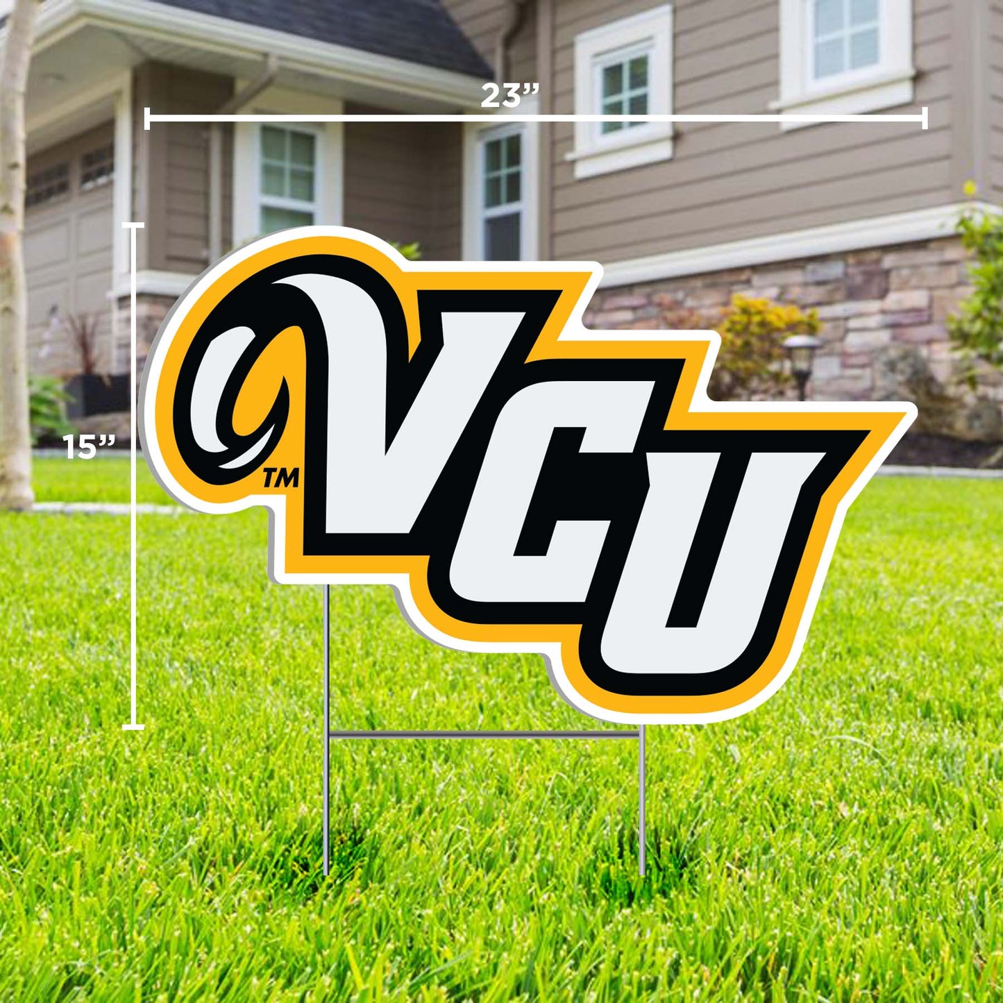 VCU Logo Lawn Sign Decoration - Virginia Book Company