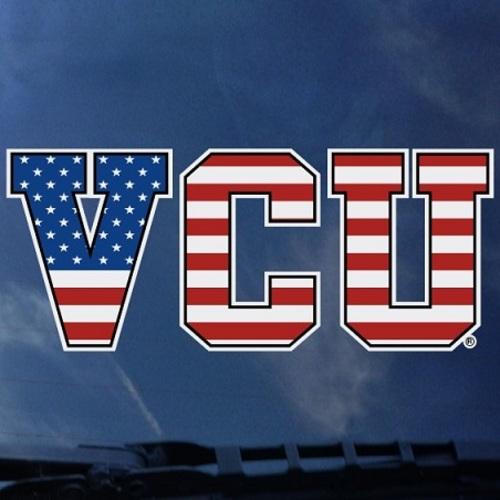 VCU American Flag Decal - Virginia Book Company