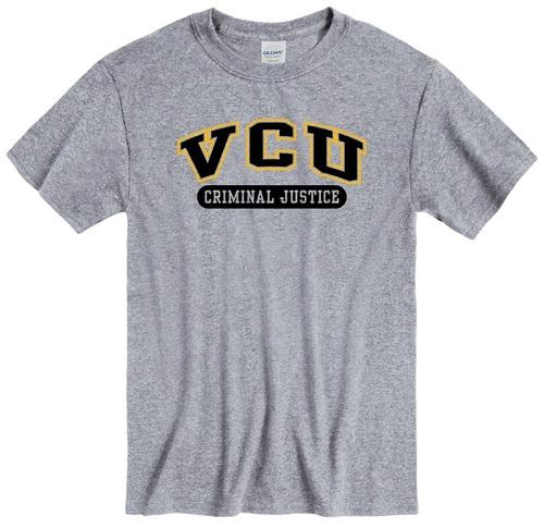 VCU School Of Criminal Justice T-Shirt - Virginia Book Company