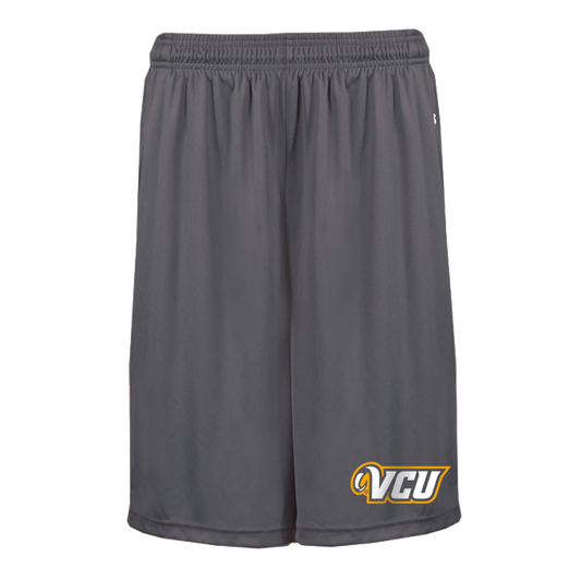 VCU B-Core Pocketed Gray Shorts - Virginia Book Company