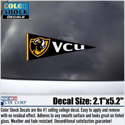 VCU Pennant Decal - Virginia Book Company