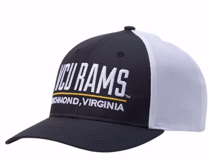 VCU Rams Active Black And White Hat - Virginia Book Company
