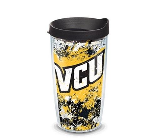 VCU Splatter Tervis 16 Oz - Virginia Book Company