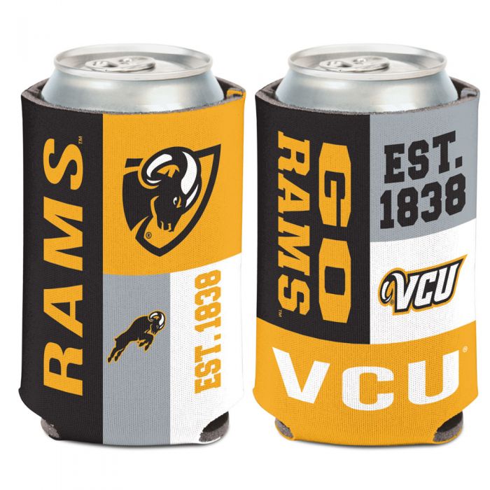 VCU Rams Color Block Can Coozie - Virginia Book Company