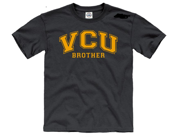VCU Youth Brother Black T-shirt - Virginia Book Company