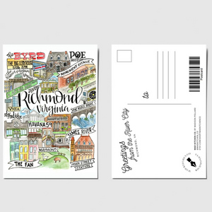 Richmond Classics Postcard - 5" x 7" - Virginia Book Company