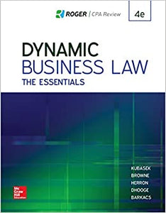 DYNAMIC BUSINESS LAW: THE ESSENTIALS (LOOSELEAF) - Virginia Book Company