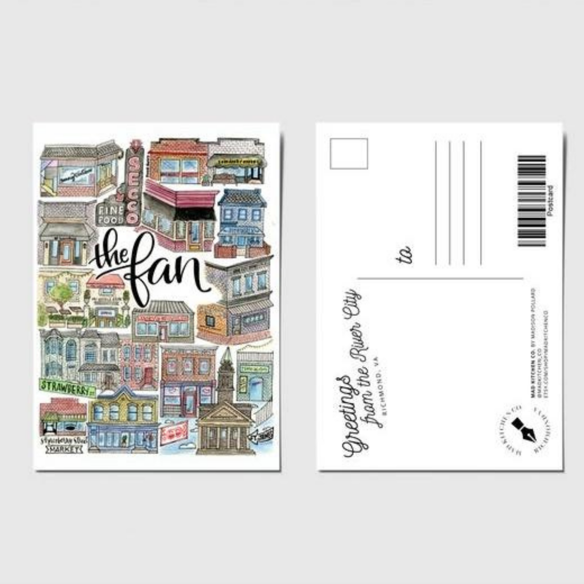 The Fan Postcard - 5" x 7" - Virginia Book Company