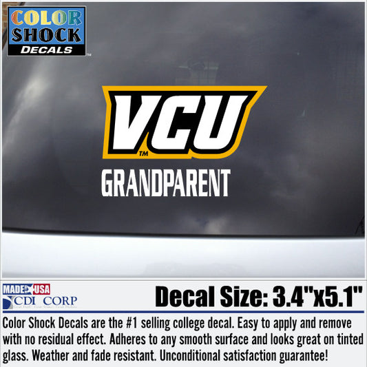 VCU Grandparent Logo Decal - Virginia Book Company