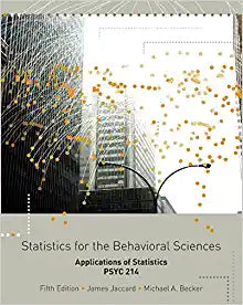 STATISTICS FOR THE BEHAVIORAL SCIENCES (VCU CUSTOM) - Virginia Book Company