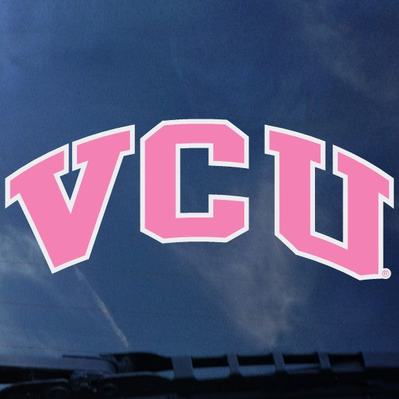 VCU in Pink Arched Decal - Virginia Book Company