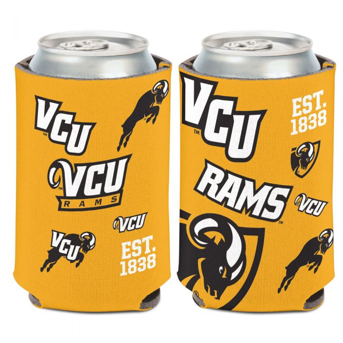 VCU Rams Scatter Can Coozie - Virginia Book Company
