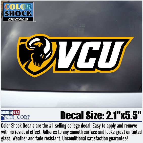 VCU Rams Shield Decal - Virginia Book Company