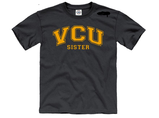 VCU Youth Sister Black T-shirt - Virginia Book Company