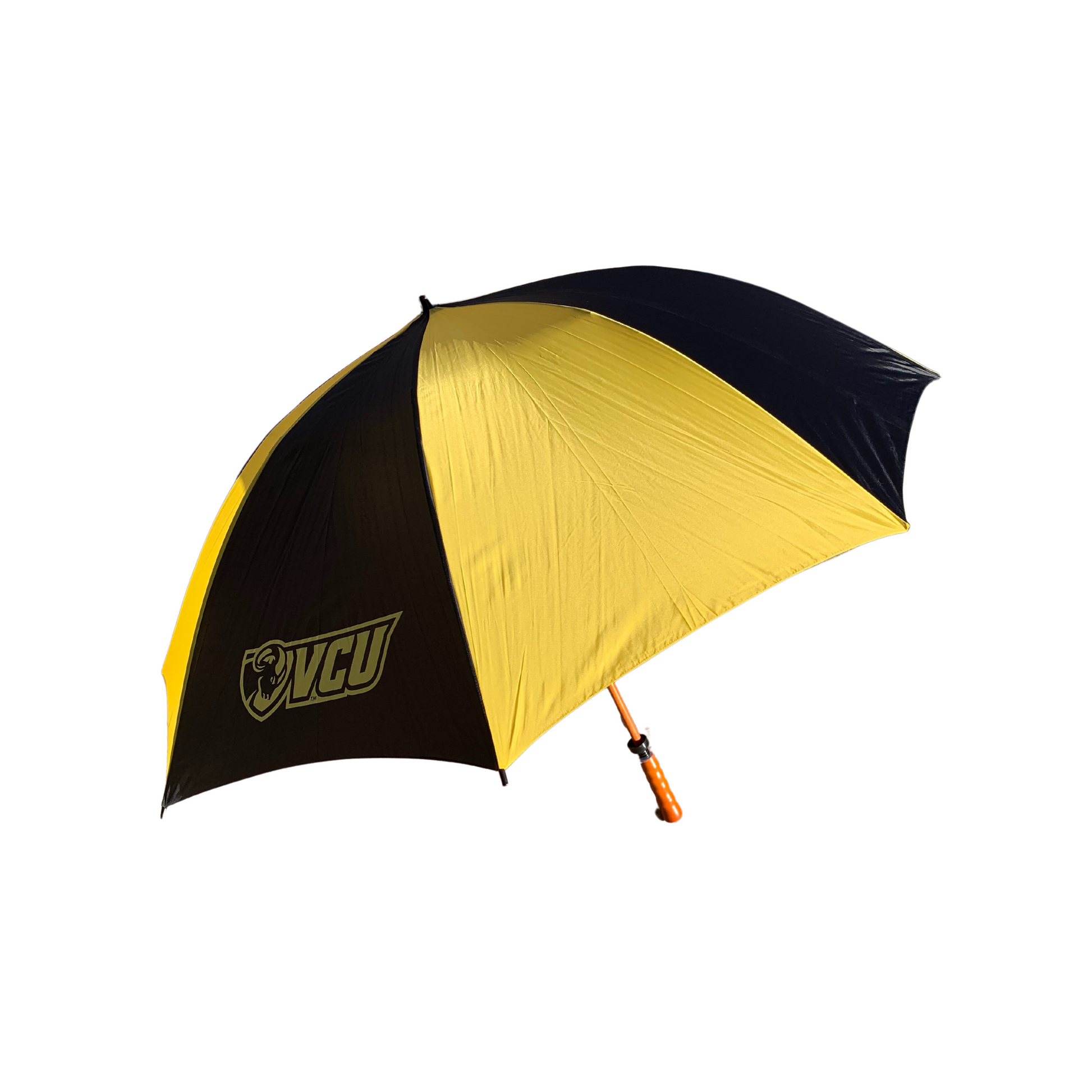 Black & Gold VCU Golf Umbrella - Virginia Book Company