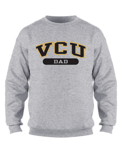 VCU Dad Crew Neck Sweatshirt Grey Gray Black
