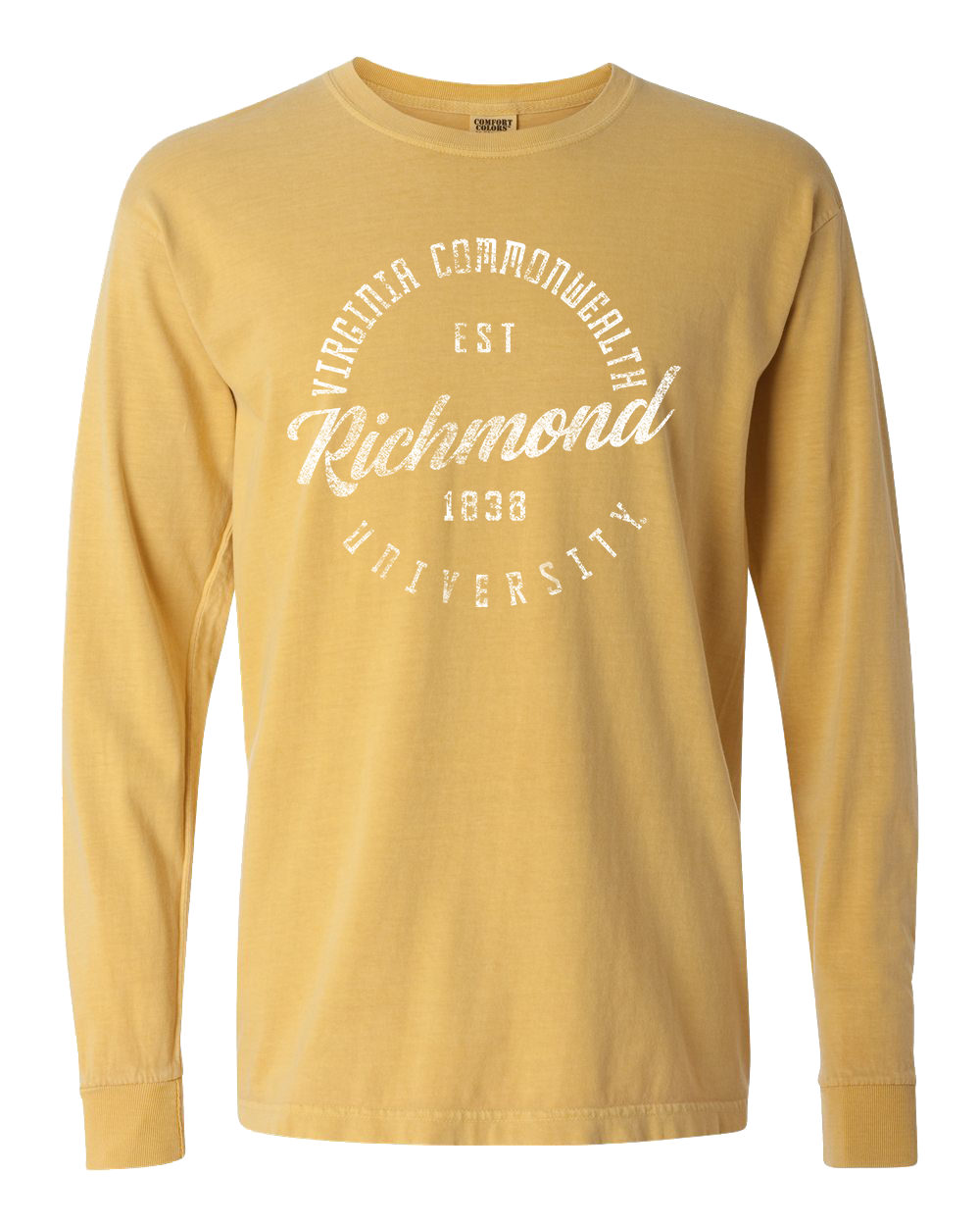 VCU Mustard Comfort T-shirt - Virginia Book Company