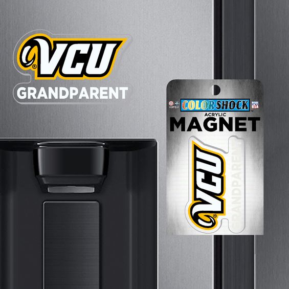 VCU Grandparent Acrylic Magnet - Virginia Book Company